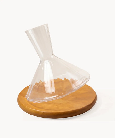 Tilted Wine Decanter