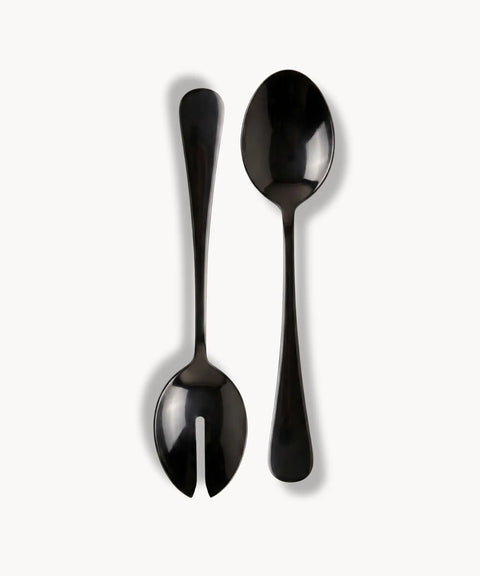 Salad Serve Set, Black