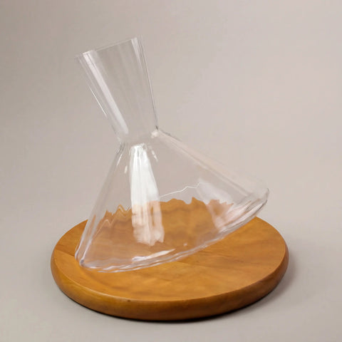 Tilted Wine Decanter