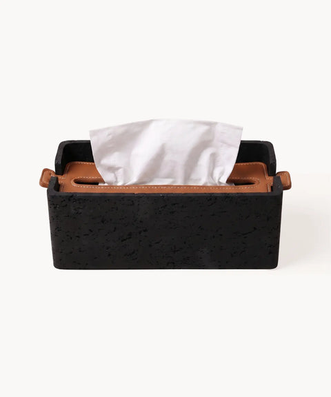 Black Stone Tissue Holder