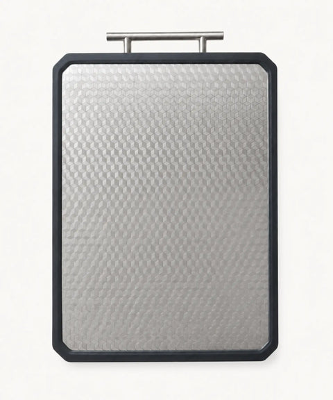 Cutting Board, Mesh Stainless & Wheat Straw