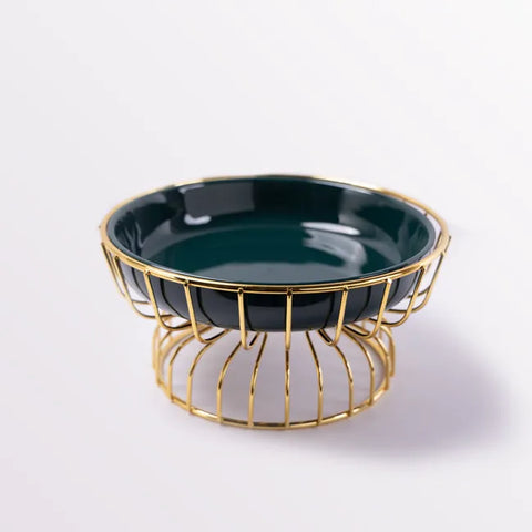 Aureo Green Ceramic Tray - Short