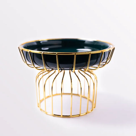 Aureo Green Ceramic Tray - Tall