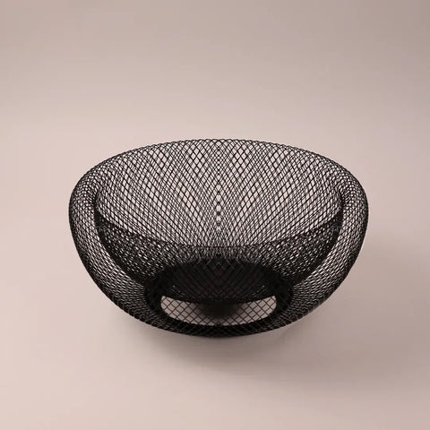 Black Mesh Bowl, Large