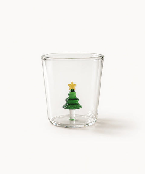 Borosilicate Holiday Tree Glass