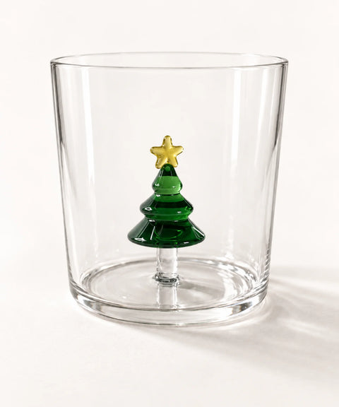 Borosilicate Holiday Tree Glass
