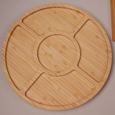 Bamboo Cheese Board Set