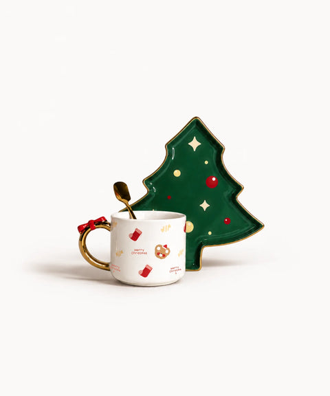 Christmas Mug & Plate, Stocking