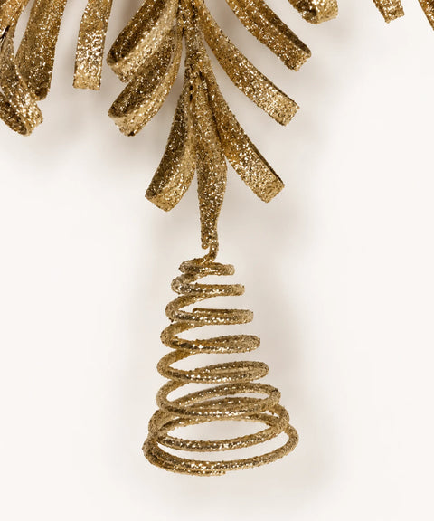 Gold Snowflake Star Topper
