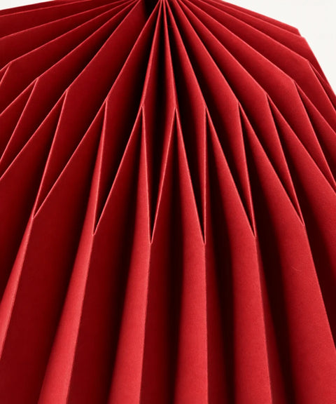Honeycomb Tree Skirt, Red
