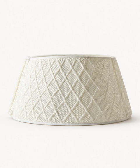 Knitted Tree Skirt, Ivory
