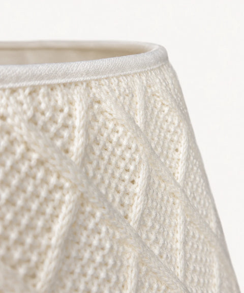 Knitted Tree Skirt, Ivory