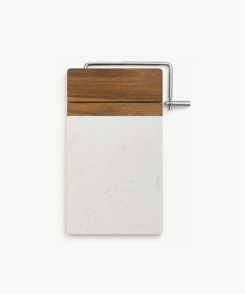 Marble & Wood Serving Slicer