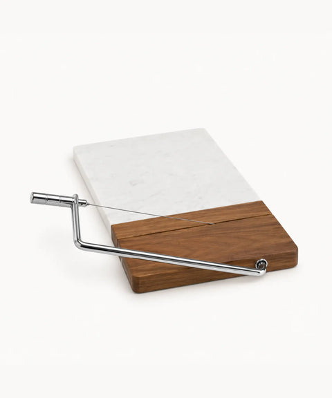 Marble & Wood Serving Slicer
