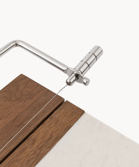 Marble & Wood Serving Slicer