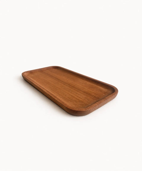 Rectangular Olive Wood Tray, Narrow