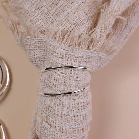 Loop Napkin Ring, Silver, 6 pieces