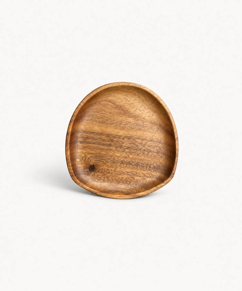 Rounded Olive Wood Tray