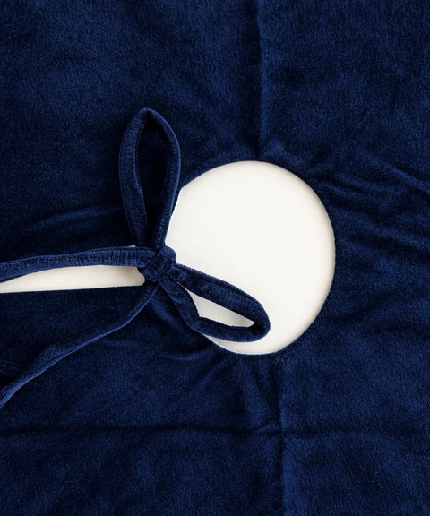 Ruffled Tree Skirt, Navy