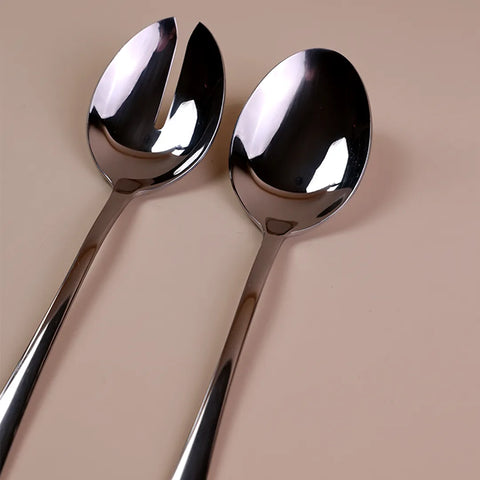 Salad Serve Set, Silver