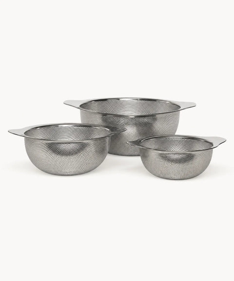 Stainless Steel Colander Set, 3 pieces
