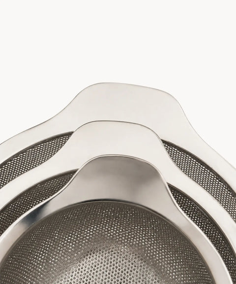 Stainless Steel Colander Set, 3 pieces