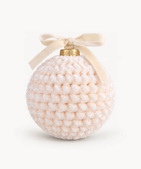Textured Bauble, Ivory