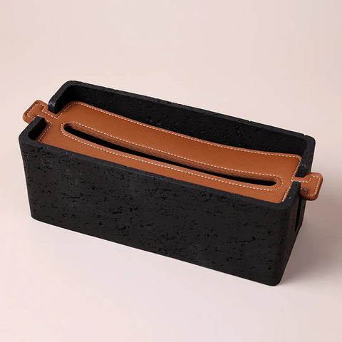 Black Stone Tissue Holder