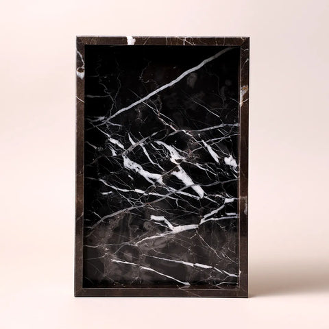 Black Marble Tray