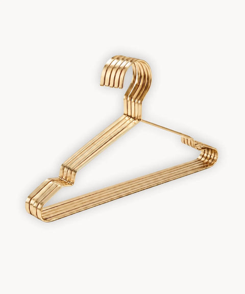 Linea Gold Hanger Set - 5 Pieces