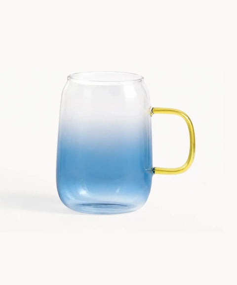 Azure Glass Pitcher & Tumblers