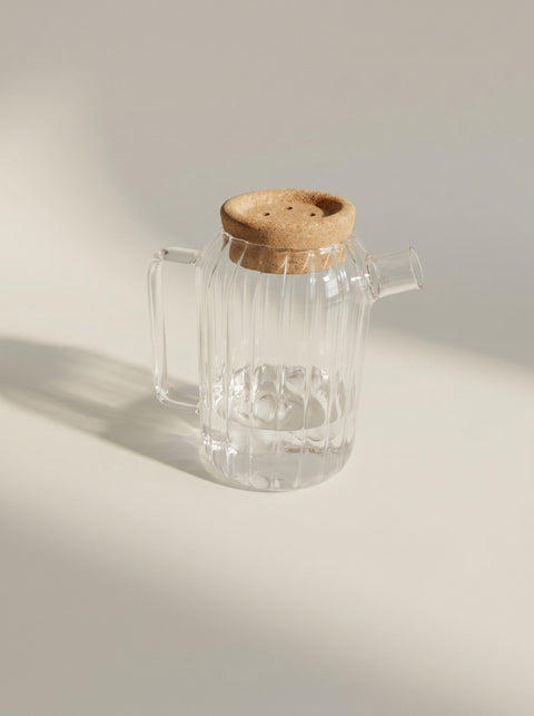 Ribello Ribbed Glass Pitcher Set - 5 Pieces